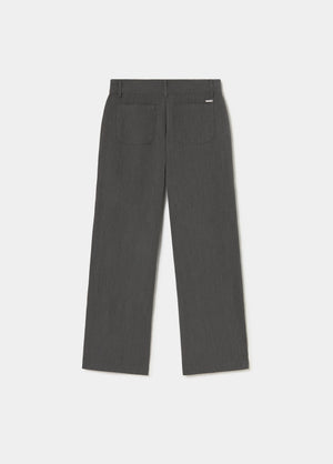 Trousers with zip detail
