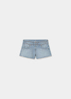 Short cinturilla ancha bordada