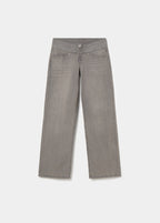 Jeans cinturilla ancha tachas