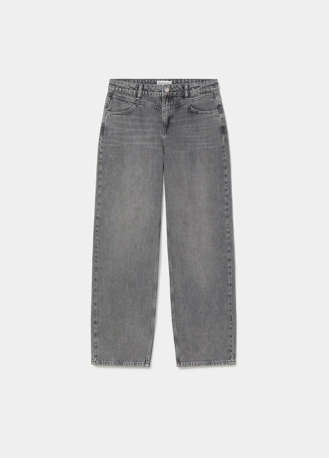 Jeans barrel a vita media