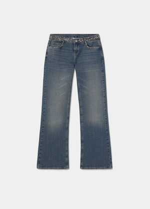 Jeans mit Nietenbund