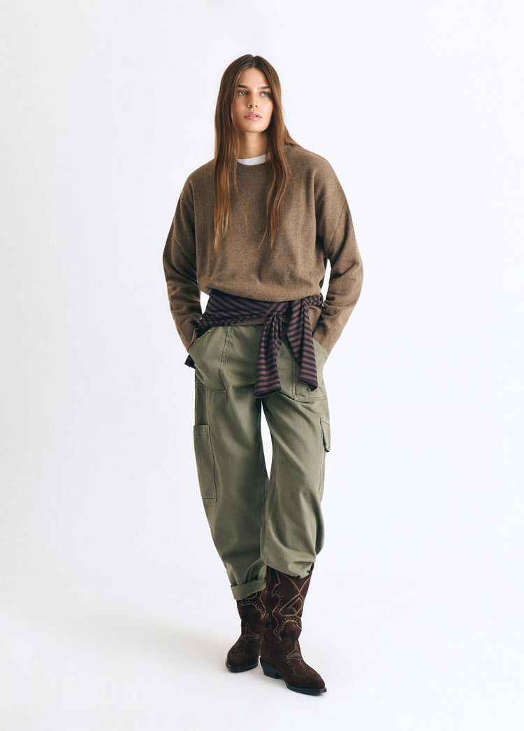 Cowboy boots with suede pieces