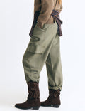 Bota cowboy piezas serraje