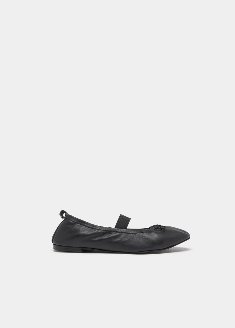Patent leather ballet flat