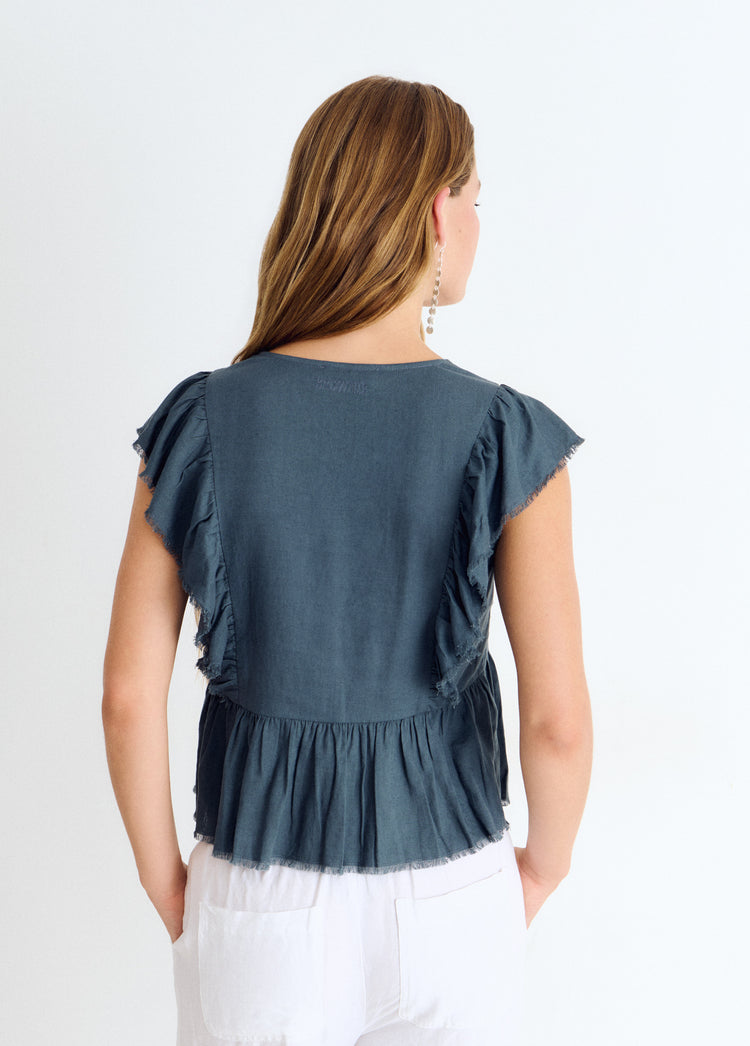 Blusa volante