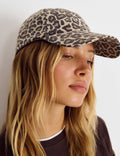 Animal-Print-Cap mit Logo