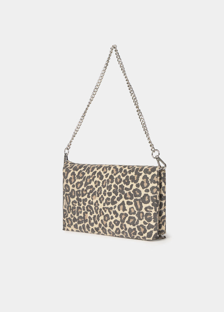 Bolso solapa animal print