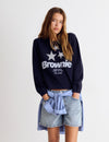 Jersey brownie estrella estampada