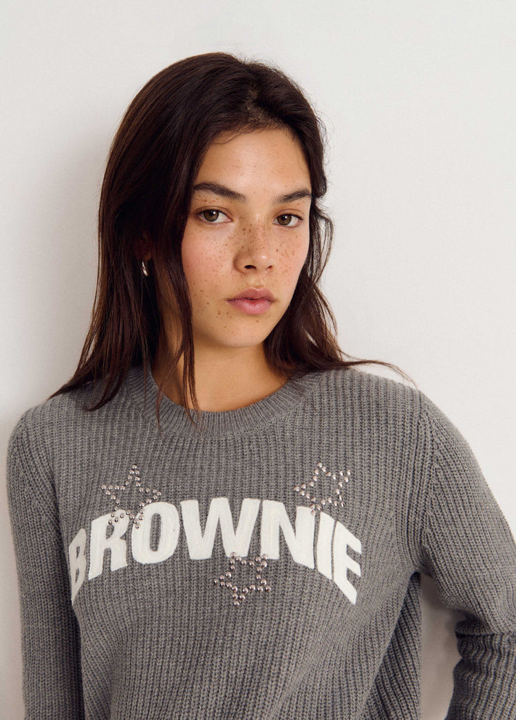 Brownie star sweater