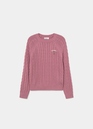 Puppy crew-neck sweater