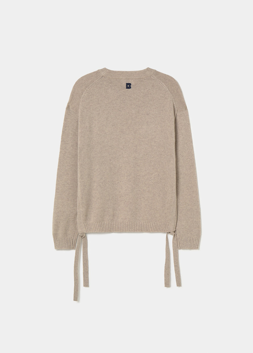 Bow braid sweater