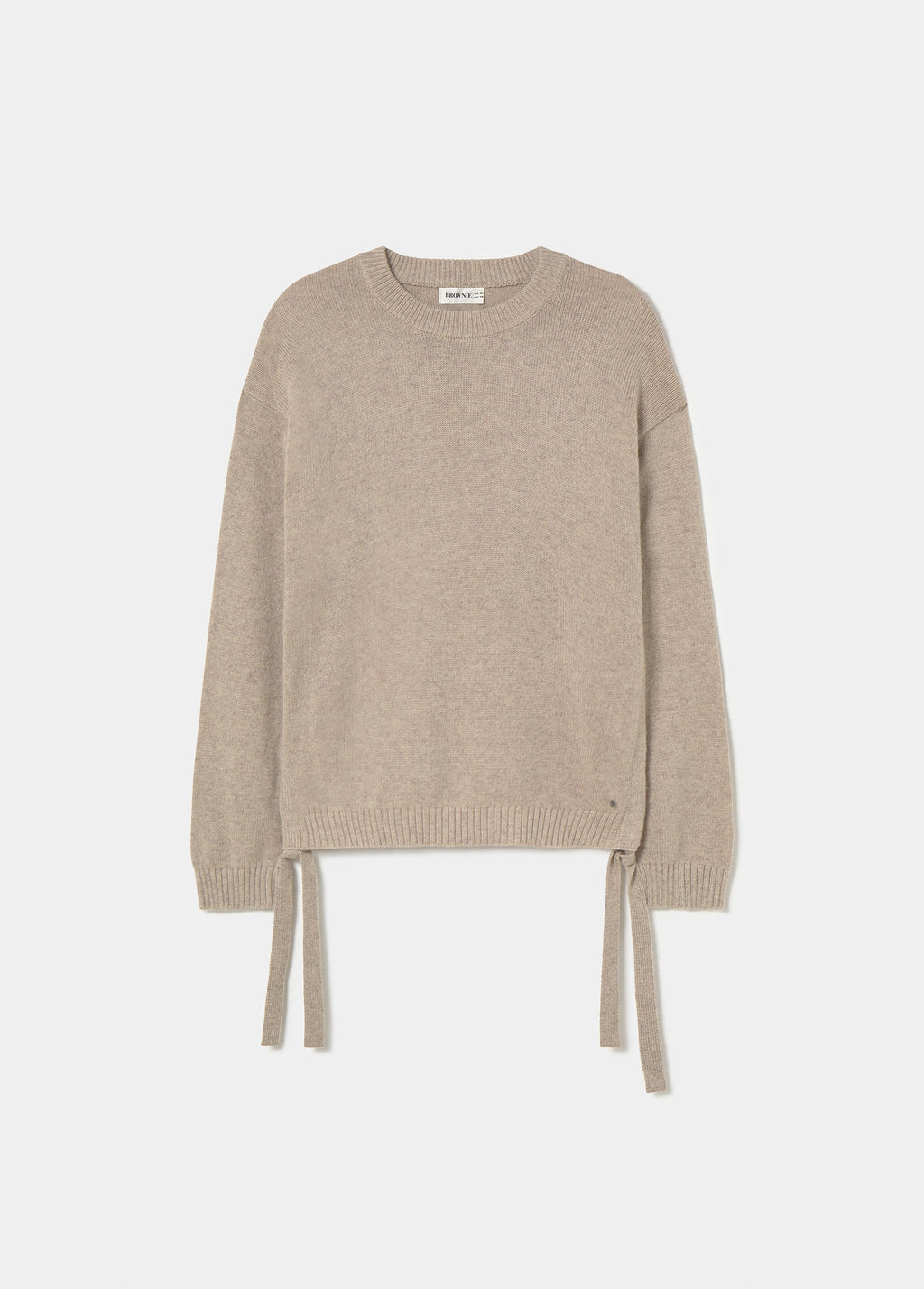 Bow braid sweater