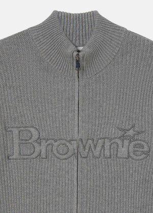 Gilet en maille avec logo
