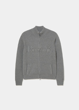Gilet en maille avec logo