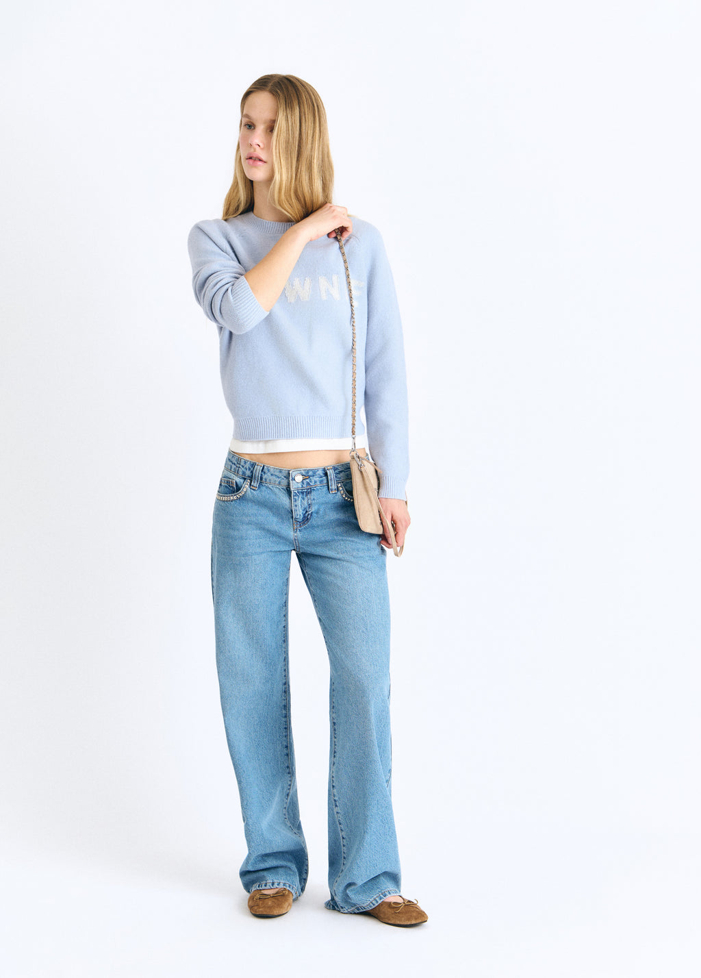 Brownie sequin sweater
