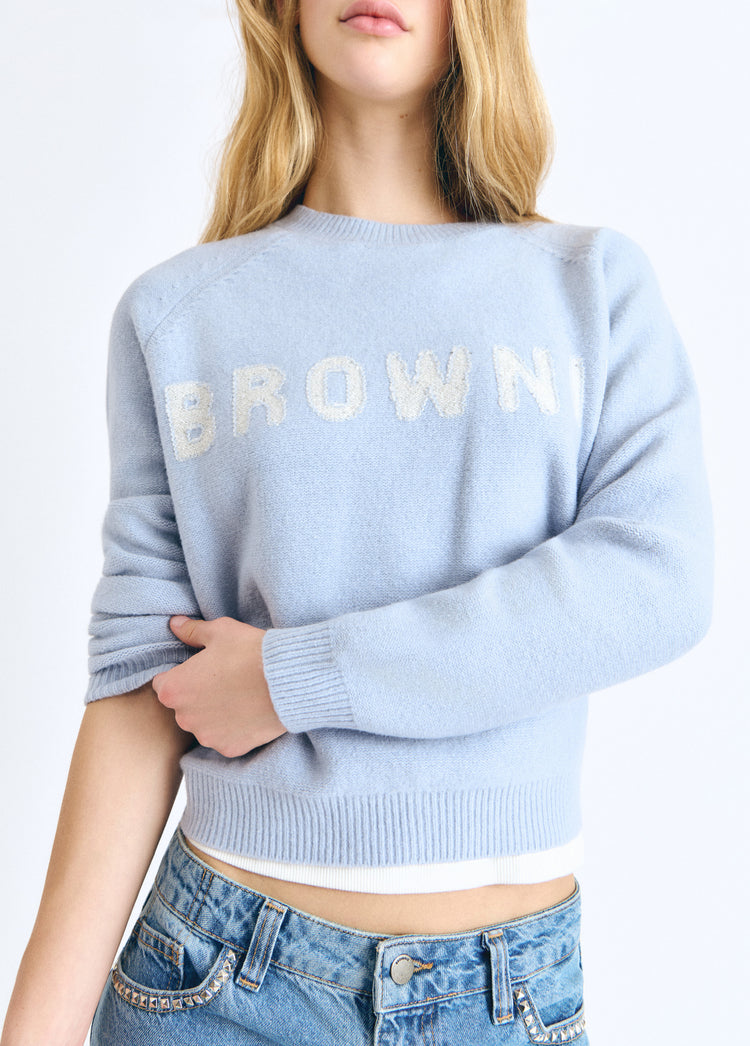 Brownie sequin sweater