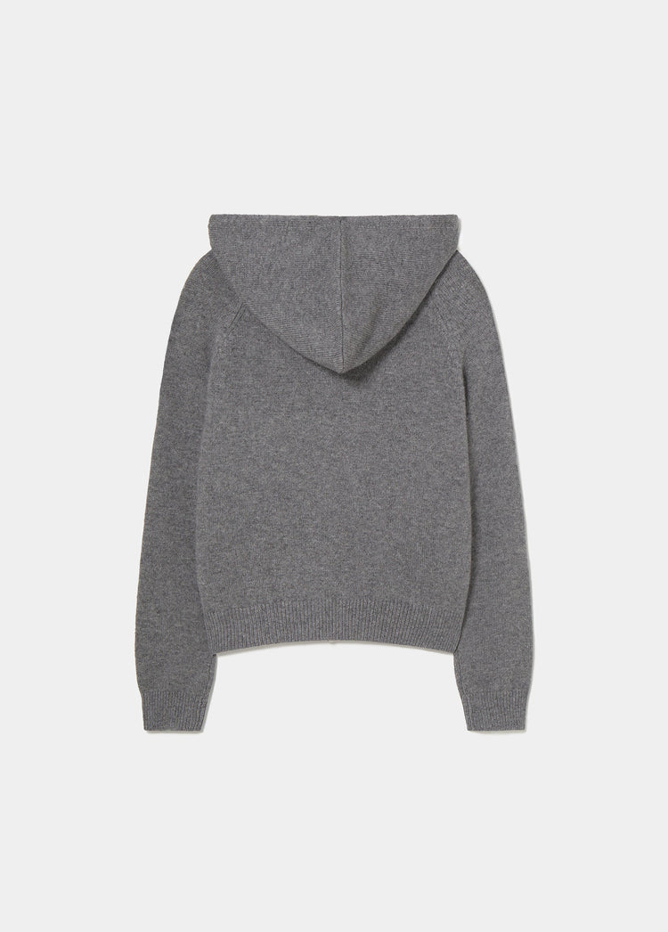 Veste en maille à capuche 20