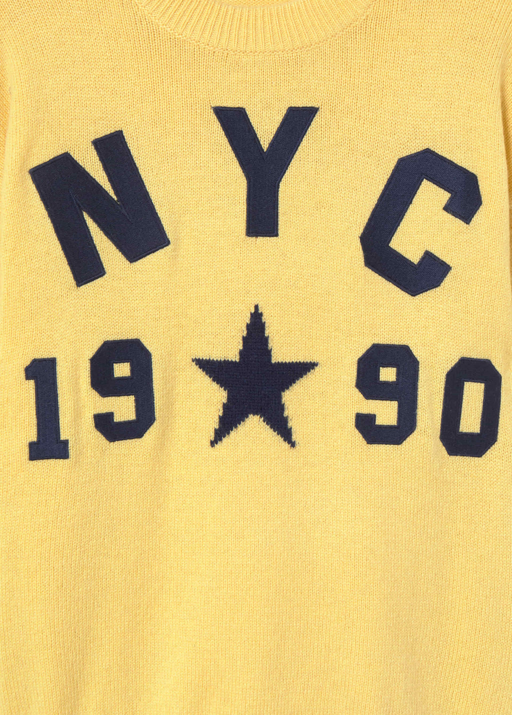 Geborduurde nyc trui