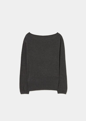 Maglia a coste con fascia in vita