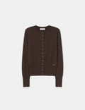 Buttoned knit jacket