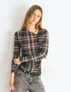 Plaid sweater