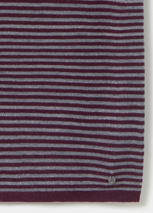 Lurex striped sweater