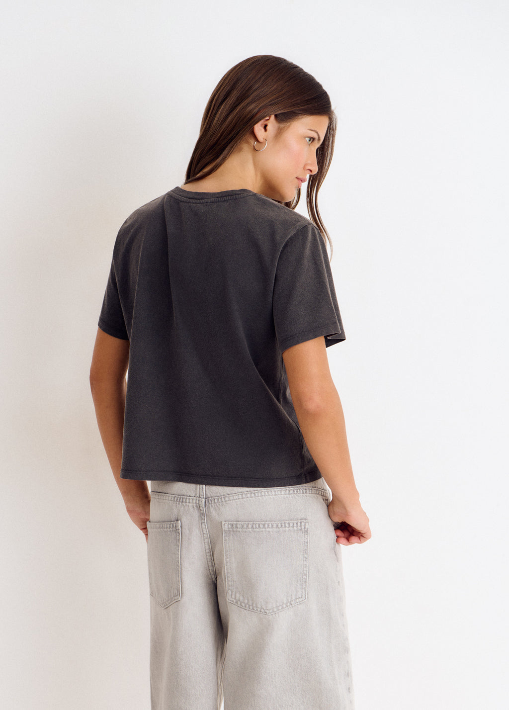 Washed glitter wings t-shirt