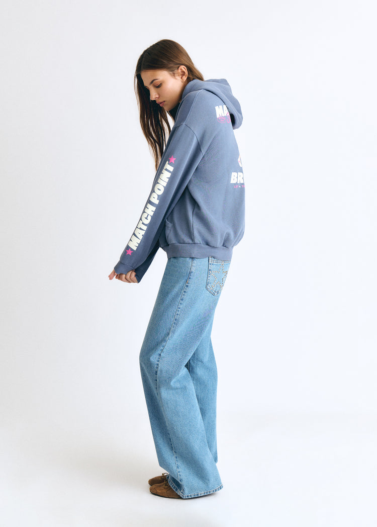 Hoodie met print
