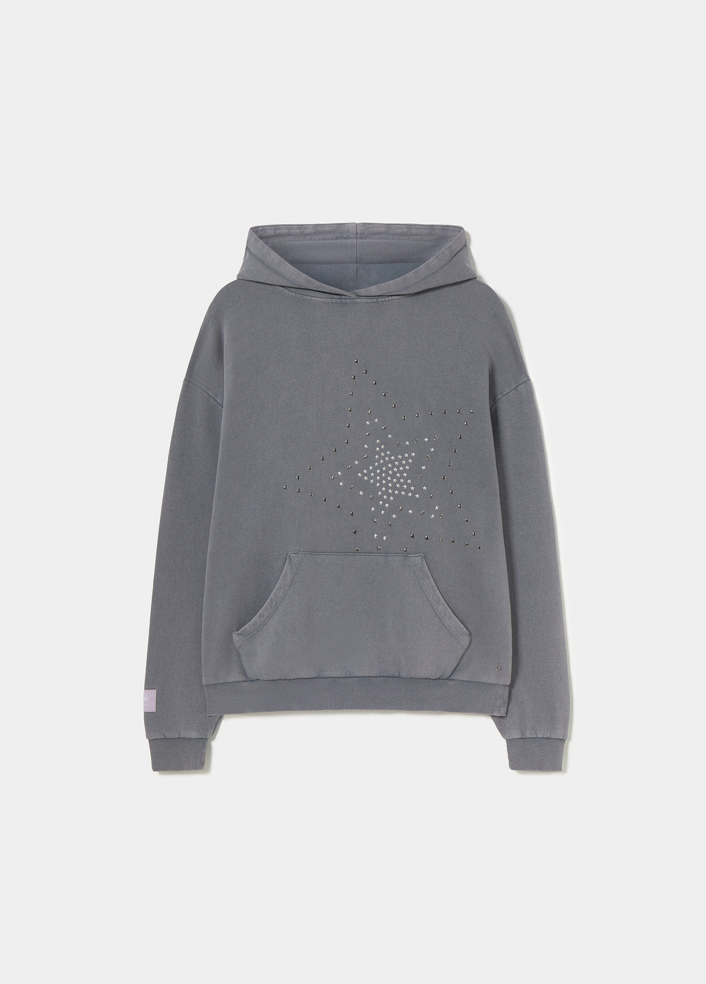 Sudadera capucha tachas