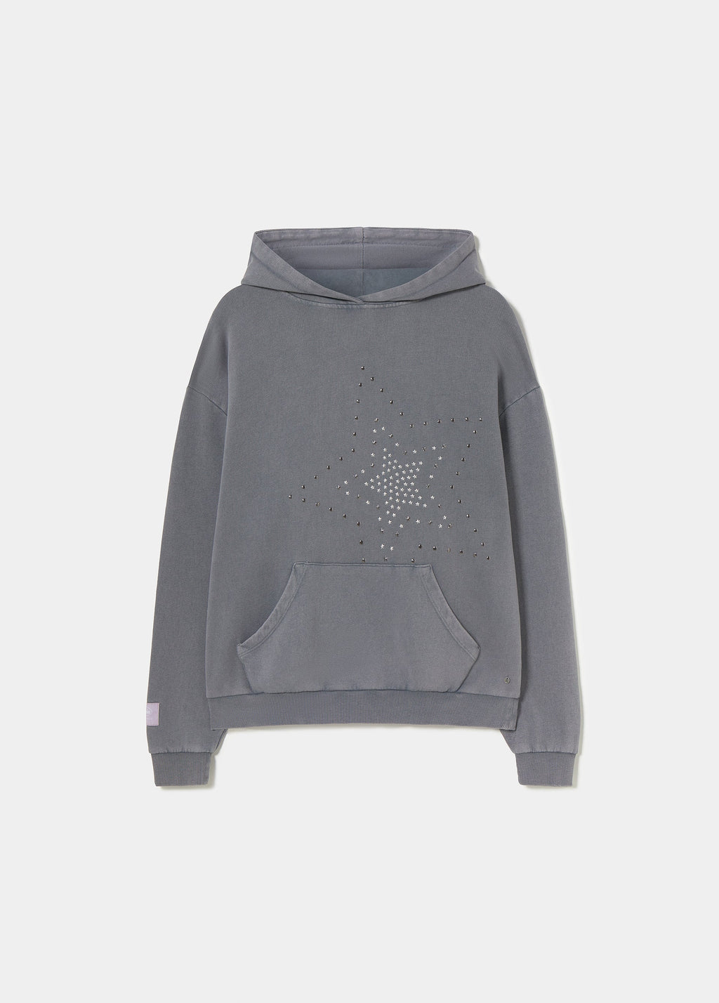 Sudadera capucha tachas