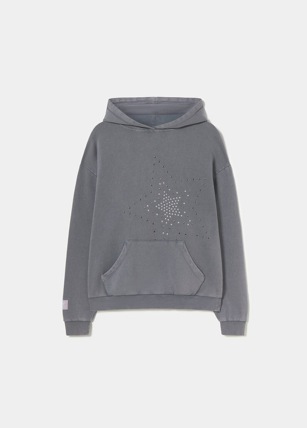 Sudadera capucha tachas