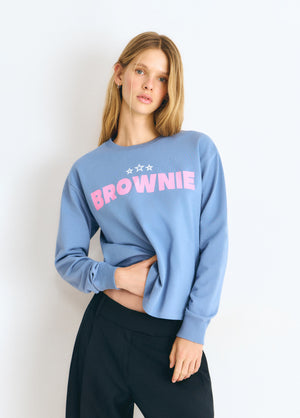 Star print sweatshirt