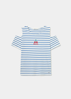 Camiseta cut-out hombro
