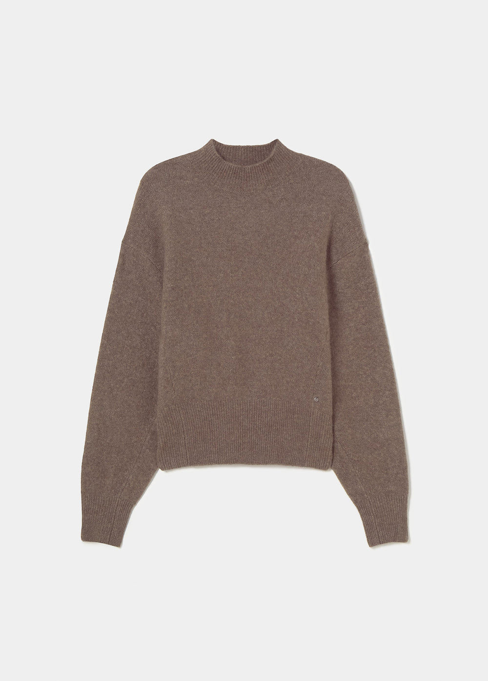 Ribbed wide-sleeve sweater