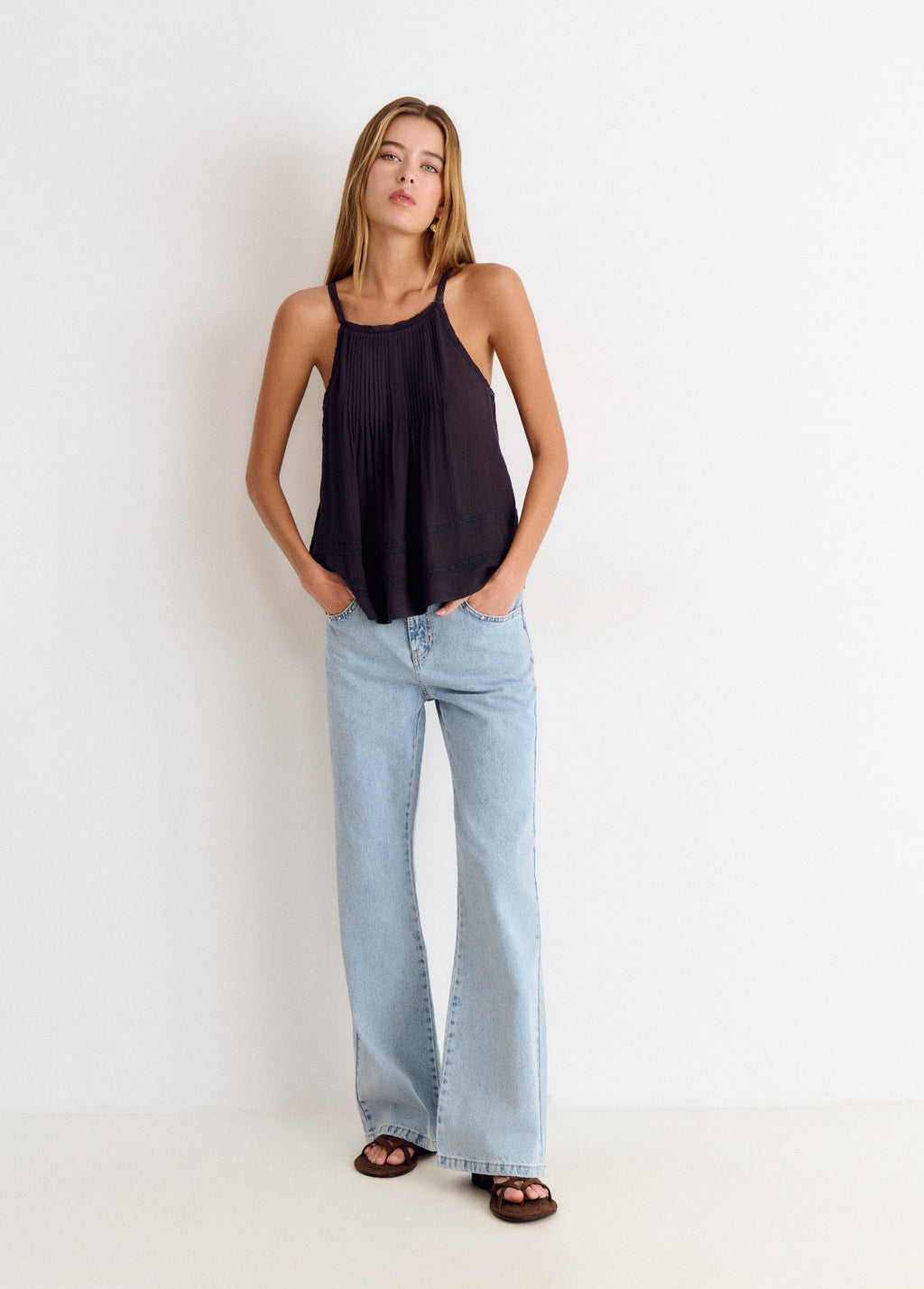 Top halter cordons