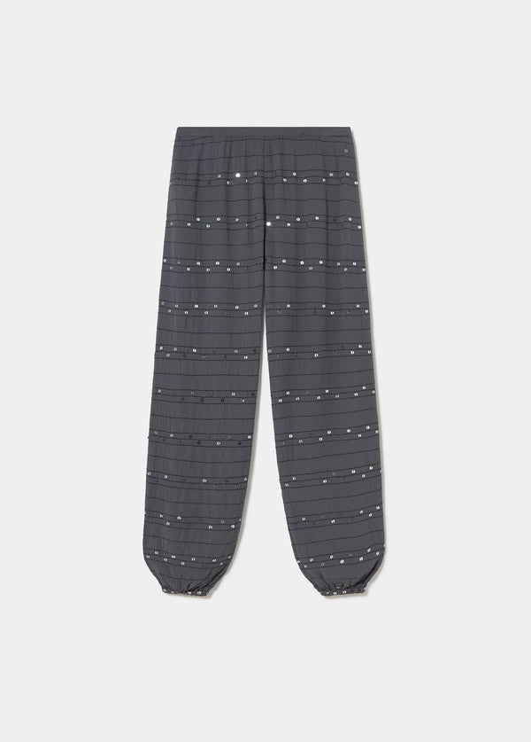 Pantalón bombacho lentejuelas
