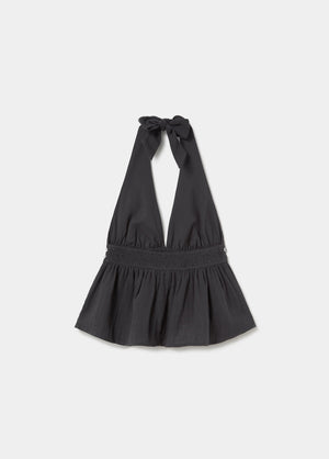 Strap top with mirror detail