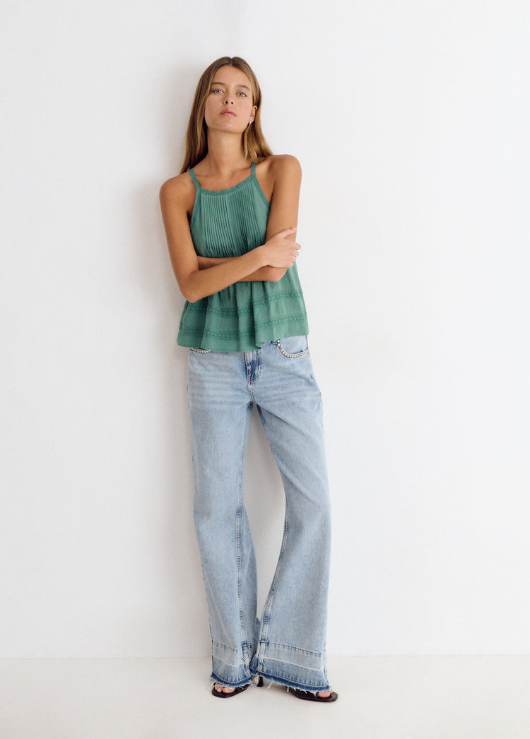 Top halter jaretas