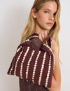Bolso pequeño mano nácar