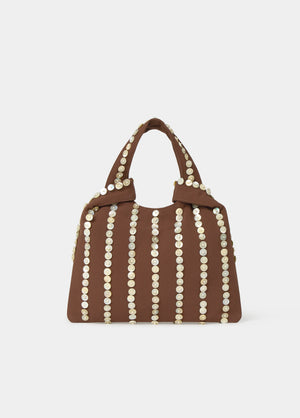 Kleine Handtasche mit Perlmutt