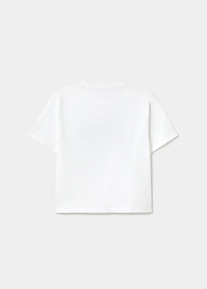 Camiseta print glitter alas