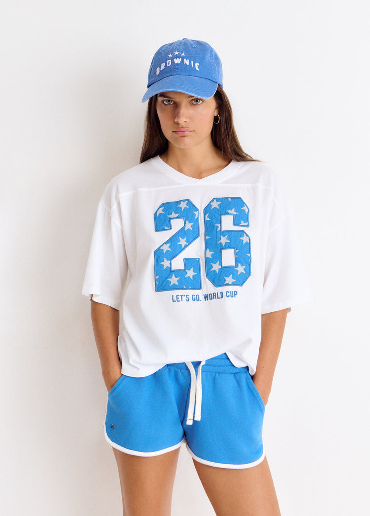 World Cup number patch T-shirt