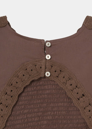 Top espalda descubierta crochet