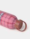 Checked-pattern bottle