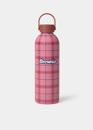 Checked-pattern bottle