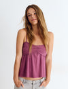 Ruched top with straps