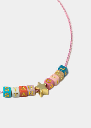 Collar dados letras