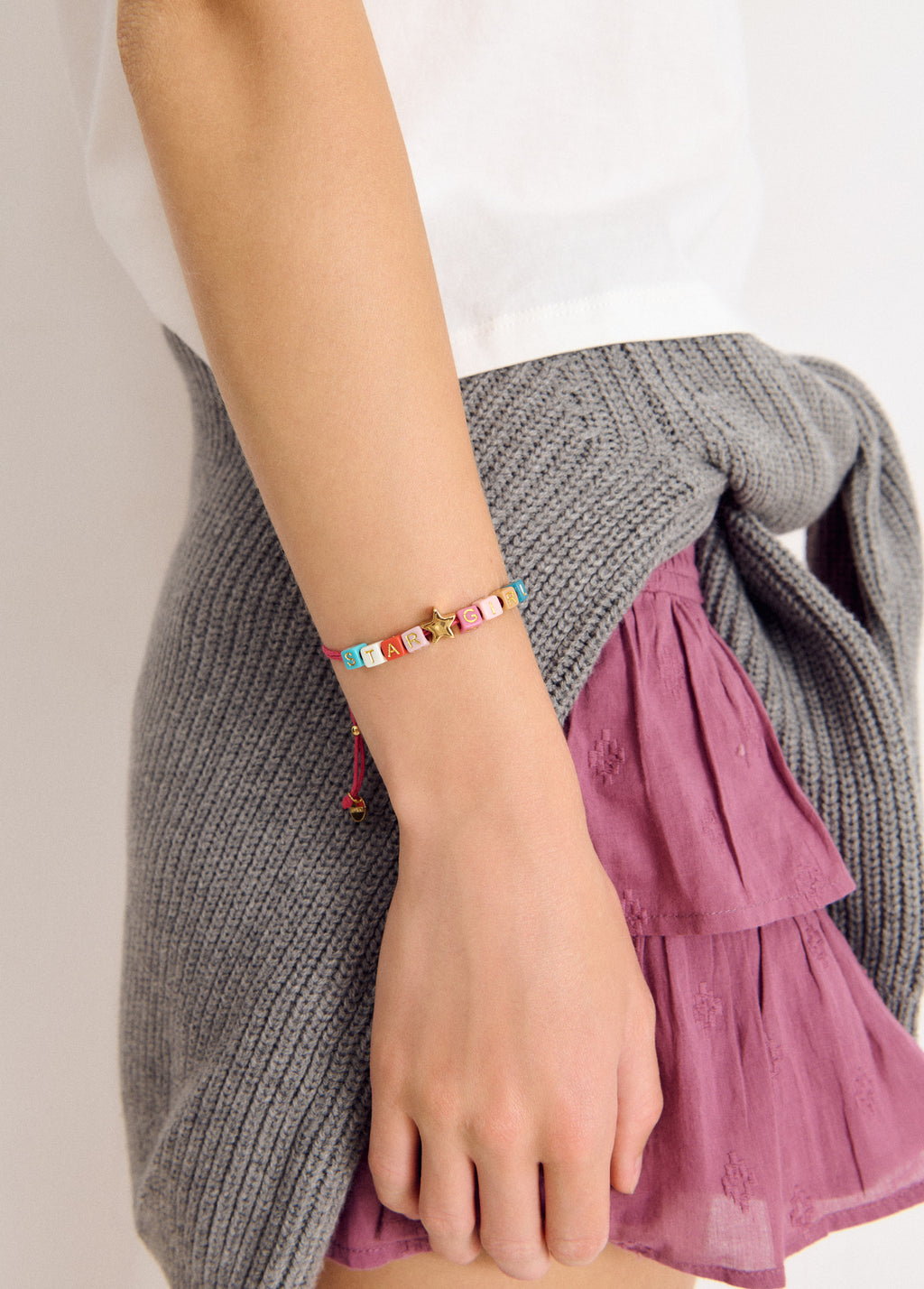 Pulsera dados letras