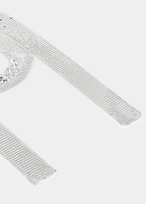Metal mesh necklace