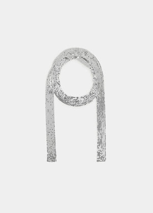 Metal mesh necklace